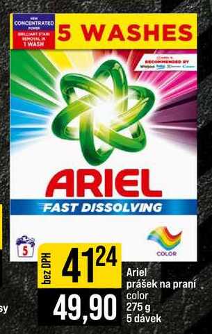 Ariel prášek na praní color 275 g 