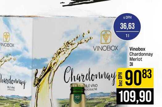 Vinobox Chardonnay Merlot 3l