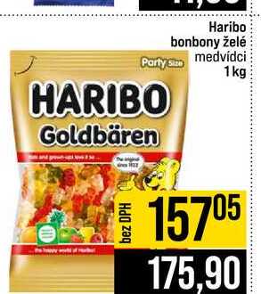 Haribo bonbony želé medvídci 1kg