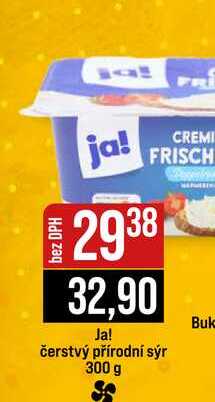 Ja! čerstvý přírodní sýr 300 g