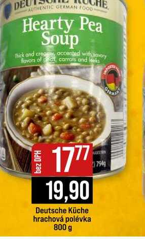Deutsche Küche hrachová polévka 800 g 