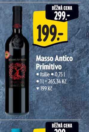 Masso Antico Primitivo 0,75 l