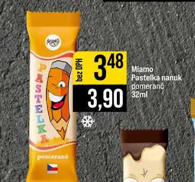Miamo Pastelka nanuk pomeranč 32ml