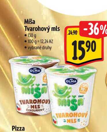 Míša Tvarohový mls 130 g 