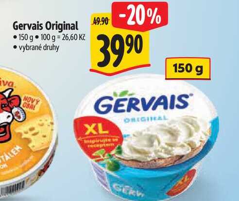 Gervais Original  150 g  