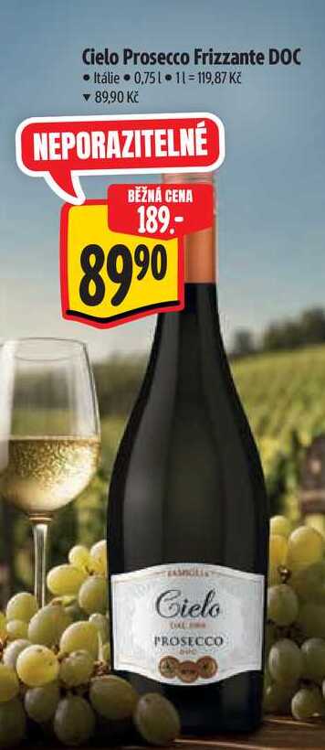Cielo Prosecco Frizzante DOC 0,75 l
