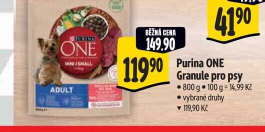   Purina ONE Granule pro psy  800 g  