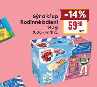 Sýr a křup Rodinné balení 140 g