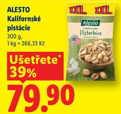 ALESTO Kalifornské pistácie, 300 g
