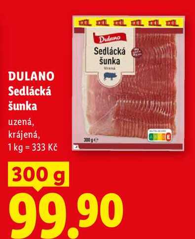 DULANO Sedlácká šunka, 300 g