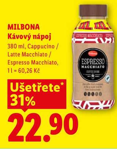 MILBONA Kávový nápoj, 380 ml