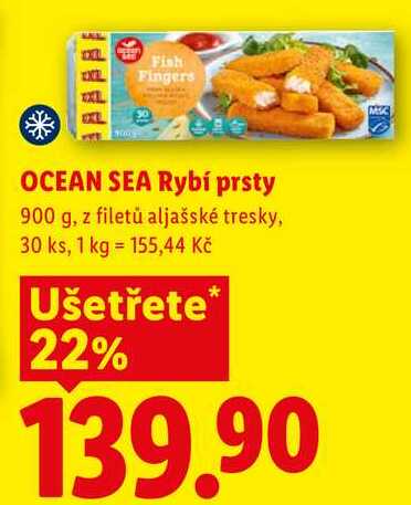 OCEAN SEA Rybí prsty, 900 g