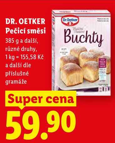 DR. OETKER Pečicí směsi, 385 g a další