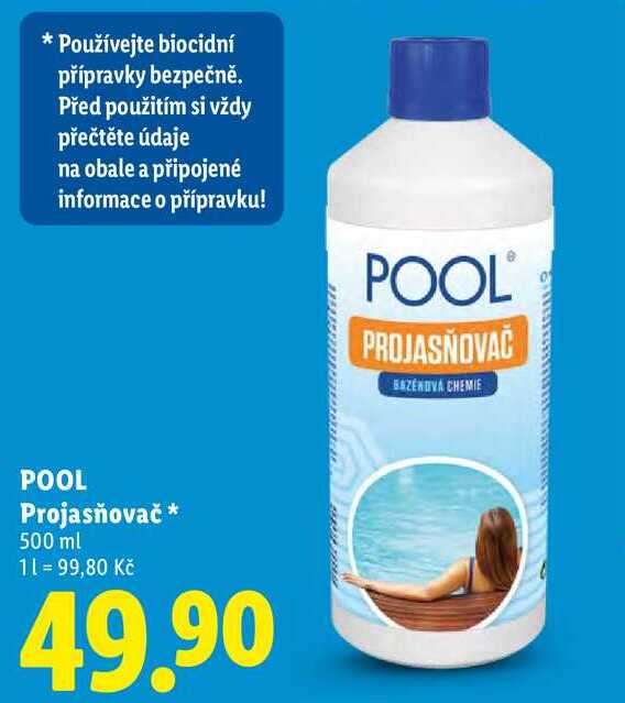 POOL Projasňovač, 500 ml Lidl