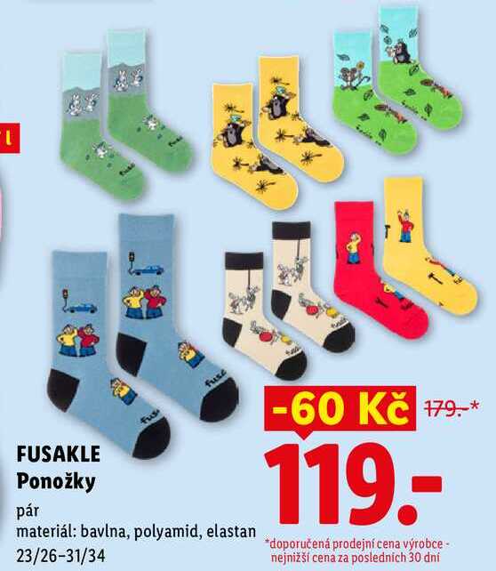 FUSAKLE Ponožky