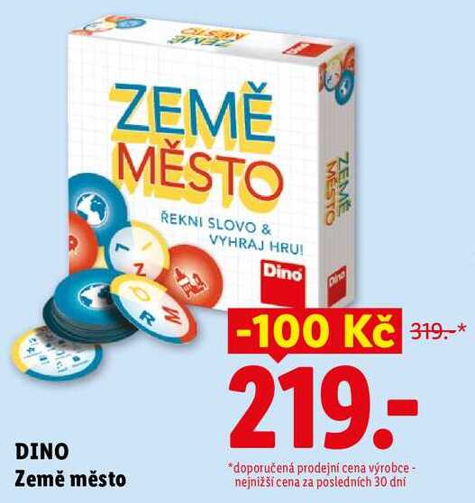 DINO Země město Lidl