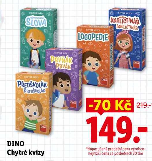DINO Chytré kvízy Lidl