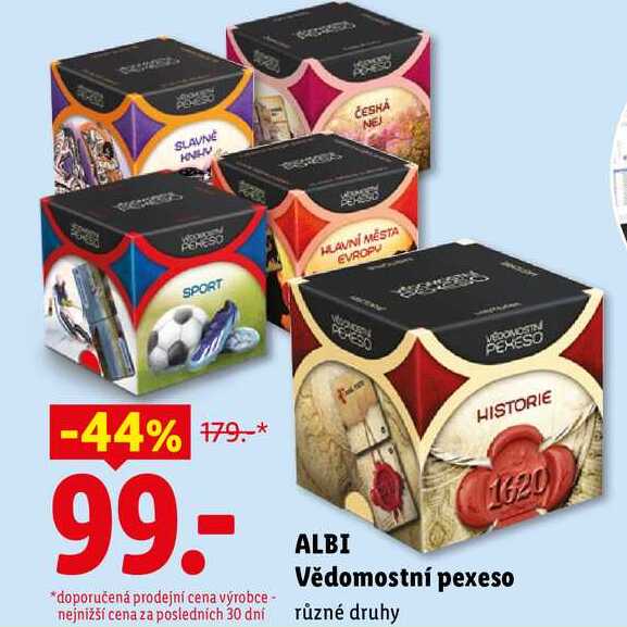 ALBI Vědomostní pexeso Lidl