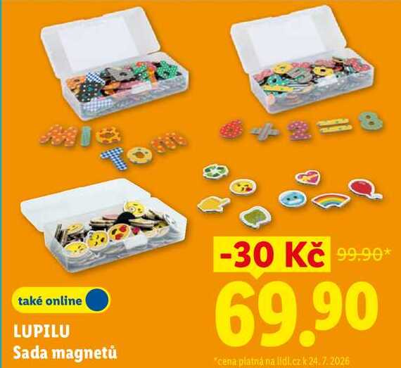 LUPILU Sada magnetů 