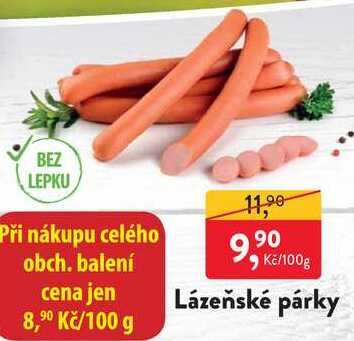 Lázeňské párky 100g