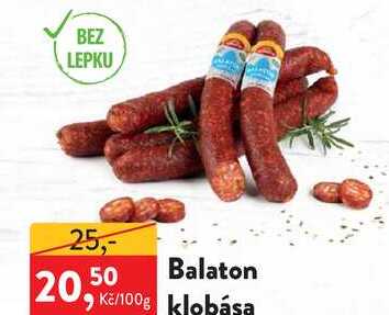 Balaton klobása 100g