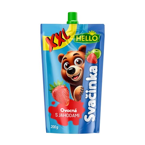 Hello Ovocná svačinka XXL s jahodami Košík.cz