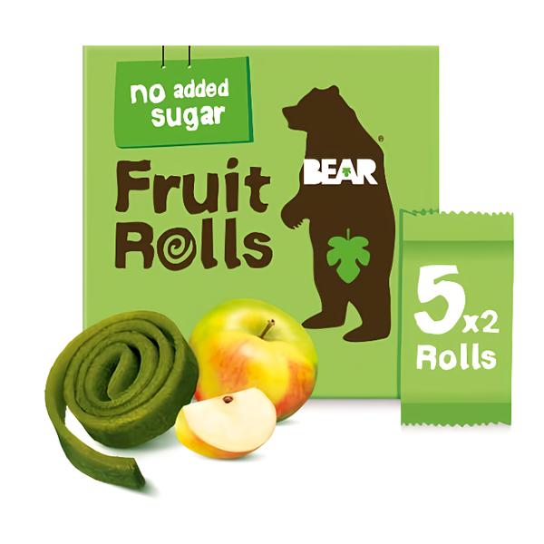 Bear Fruit Rolls ovocné plátky Jablko 5x20g Košík.cz