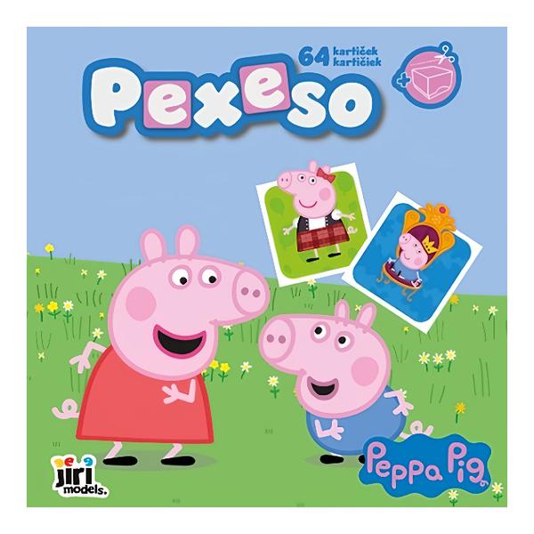 JIRI MODELS Pexeso v sešitu Prasátko Peppa Košík.cz
