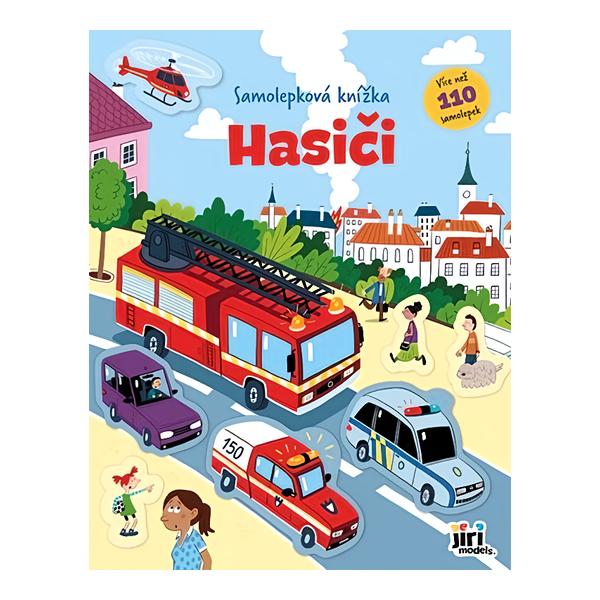 JIRI MODELS Samolepková knížka Hasiči Košík.cz