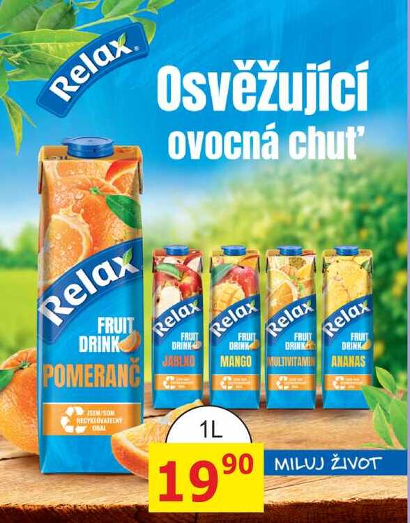 Relax FRUIT DRINK 1L 