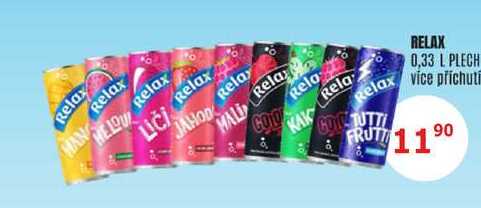RELAX 0,33 L PLECH 