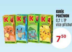 Kubík Pokémon 200ml