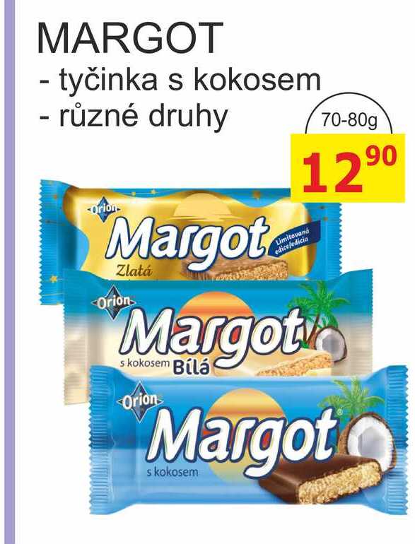 ORION Margot Tyčinka s kokosovou příchutí 80g