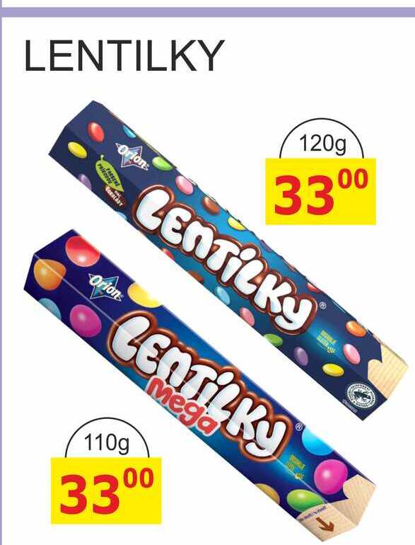 LENTILKY 120g