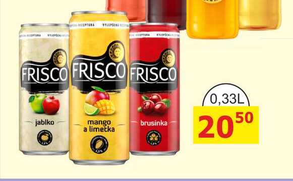 Frisco míchaný nápoj 330ml, plech