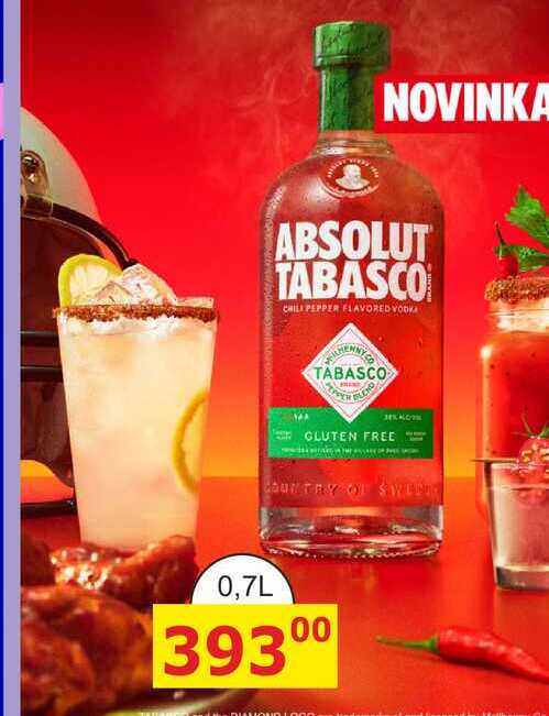ABSOLUT TABASCO 0,7L 