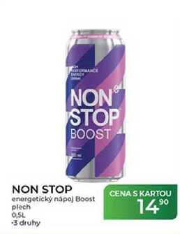 NON STOP energetický nápoj Boost plech 0,5L