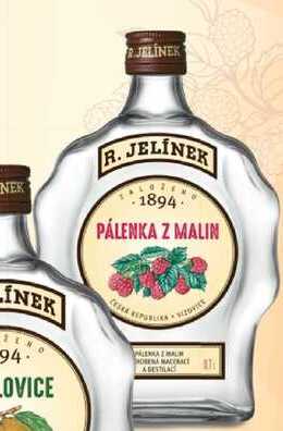 R. JELÍNEK Pálenka z Malin budík 42% 0,7l