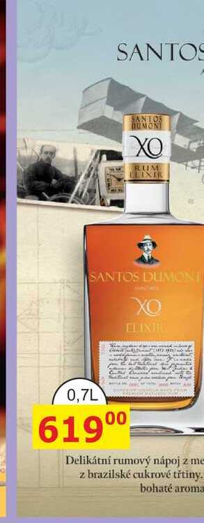 Santos Dumont XO Elixir 40% 0,7l