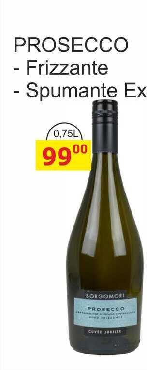 BORGOMORI PROSECCO 0,75L
