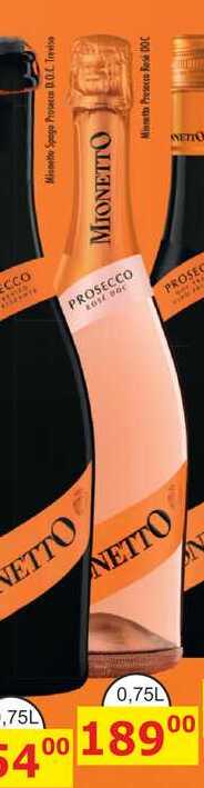 Mionetto Prosecco Rosé 0,75l
