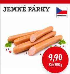 JEMNÉ PÁRKY 100g