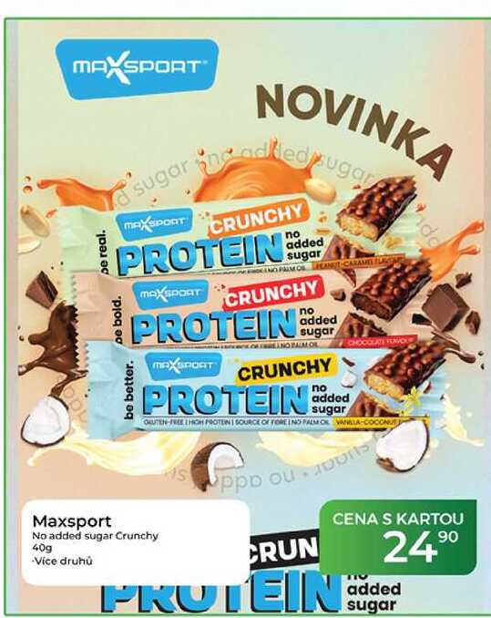 Maxsport No added sugar Crunchy 40g  