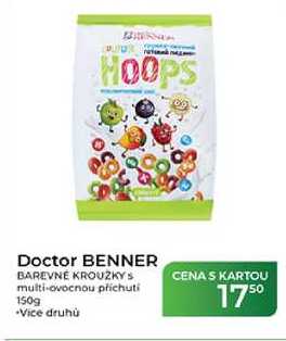 Doctor BENNER BAREVNÉ KROUŽKYS multi-ovocnou příchutí 150 g