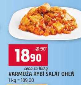 VARMUŽA RYBÍ SALÁT OHEŇ 100g
