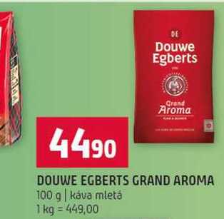 DOUWE EGBERTS GRAND AROMA 100 g káva mletá