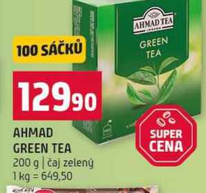 AHMAD GREEN TEA 200 g čaj zelený