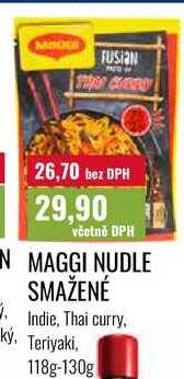 MAGGI NUDLE SMAŽENÉ, 118g-130g