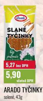 ARADO TYČINKY, solené, 43g 