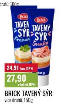 BRICK TAVENÝ SÝR, více druhů, 150g